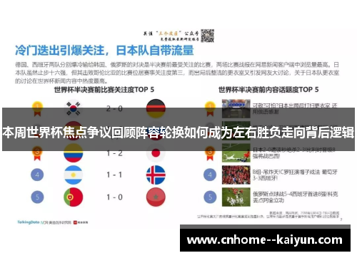 本周世界杯焦点争议回顾阵容轮换如何成为左右胜负走向背后逻辑