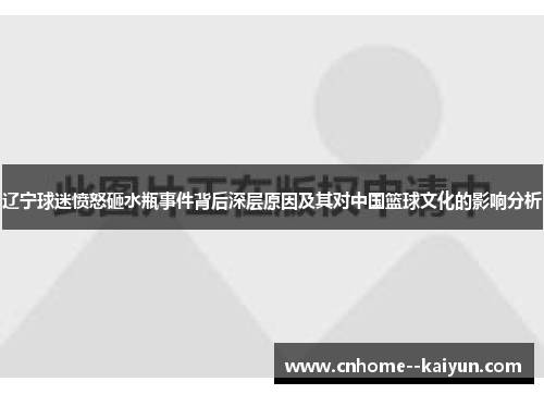 辽宁球迷愤怒砸水瓶事件背后深层原因及其对中国篮球文化的影响分析